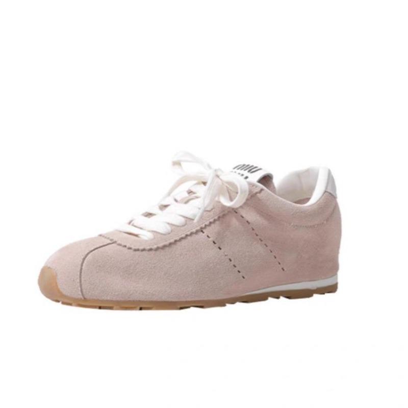 

Мягкая кожа внутри и снаружи~ Повседневные спортивные женские весенние новые ретро кеды 40