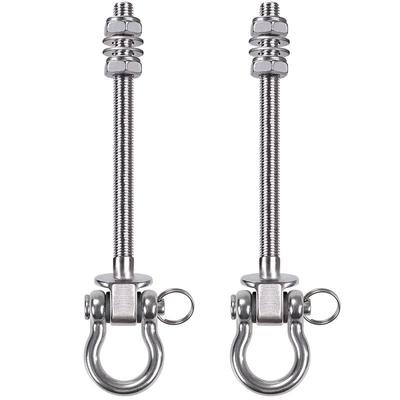 2Pcs Wood Beam & I-Beam Hanger, Removable and Easy To Connect, Stainless Steel Heavy Duty Swing Hooks, Yoga Hammock Chair Sandbag, Swing Sets Hardware