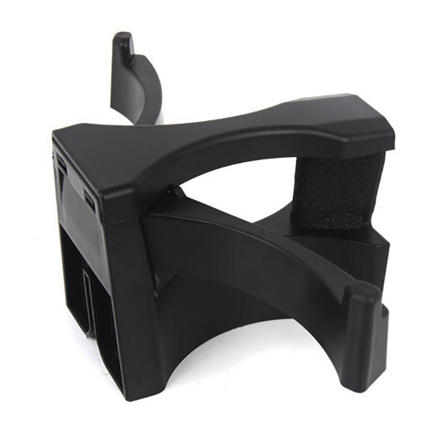 Wooeight 1Pc Black Car Center Console Insert Cup Bottle Drink Divider Holder For Toyota Tacoma 2005- Sequoia