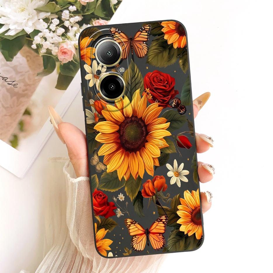 For Realme C67 4G Case RMX3890 Cute Rabbit Cartoon Cover Soft Silicone Case For Realme 12 Lite C 67 RealmeC67 4G Back Cover Bags