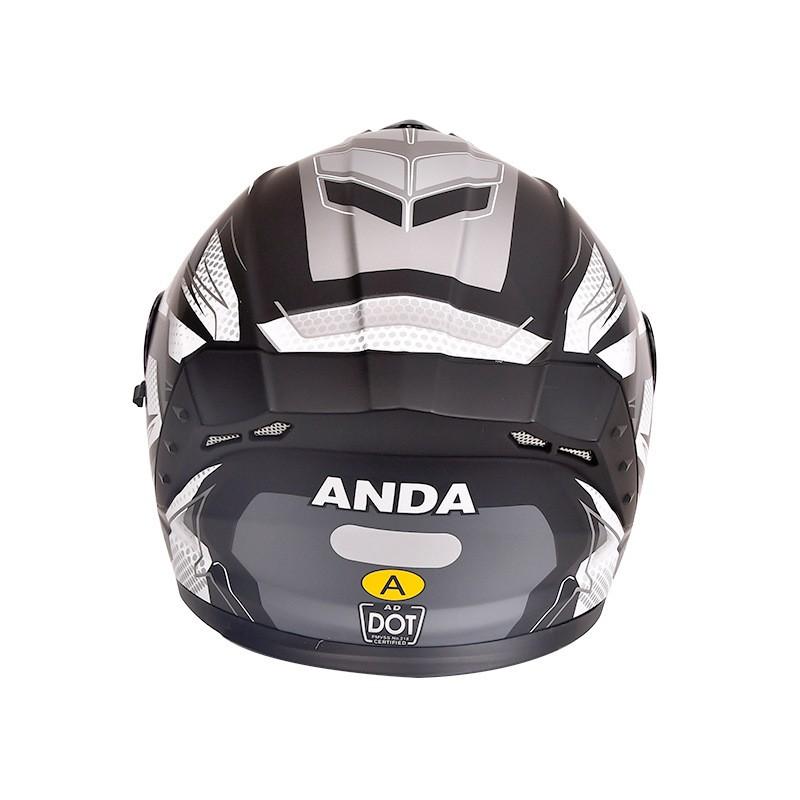 AD Motorcycle Helmet 3C DOT Certified Full Face Men Women All Season