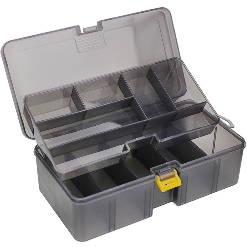 Double Layer Bait Box - Thickened PP Material, Fishing Tackle Storage