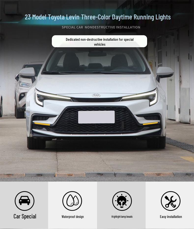 2023-2026 Levin DRL LED Flowing 3-Color Turn Signal Lights