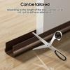 1pc 93cm/36.61in Soundproof Door Bottom Sealing Strip Insect Prevention Self-adhesive Draught Excluder Home Weather Stripping