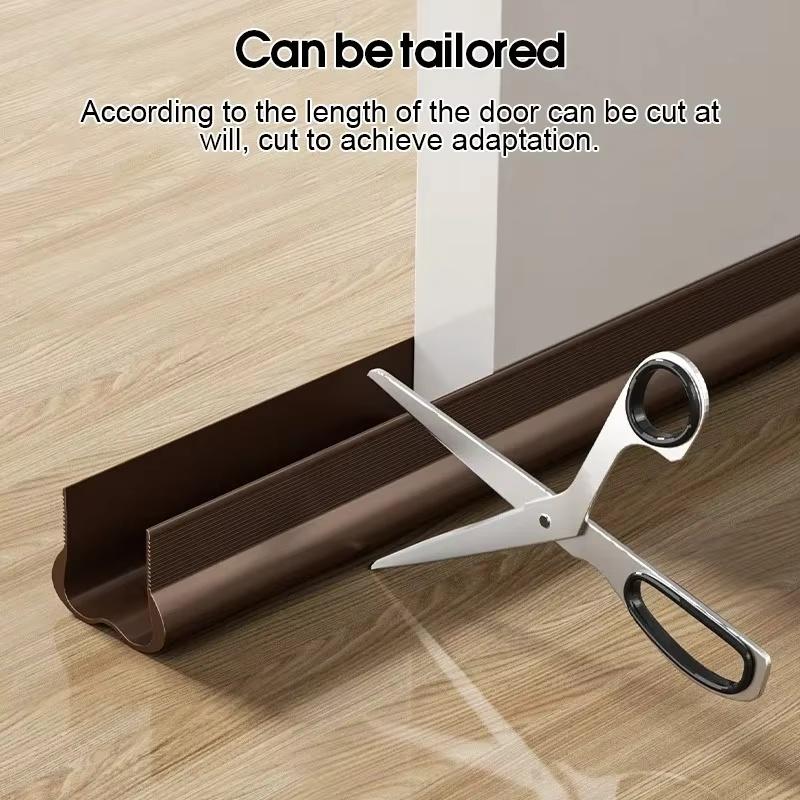 1pc 93cm/36.61in Soundproof Door Bottom Sealing Strip Insect Prevention Self-adhesive Draught Excluder Home Weather Stripping