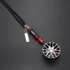 Car Styling Rearview Mirror Pendants Ornaments Aluminum Alloy Wheel Hub Rubber Tire Interior Hanging Key Chain For Rearview Car