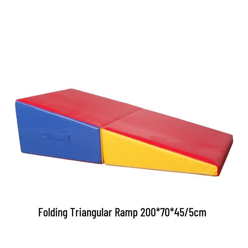WEZHO Foldable Kids Fitness Triangular Mat