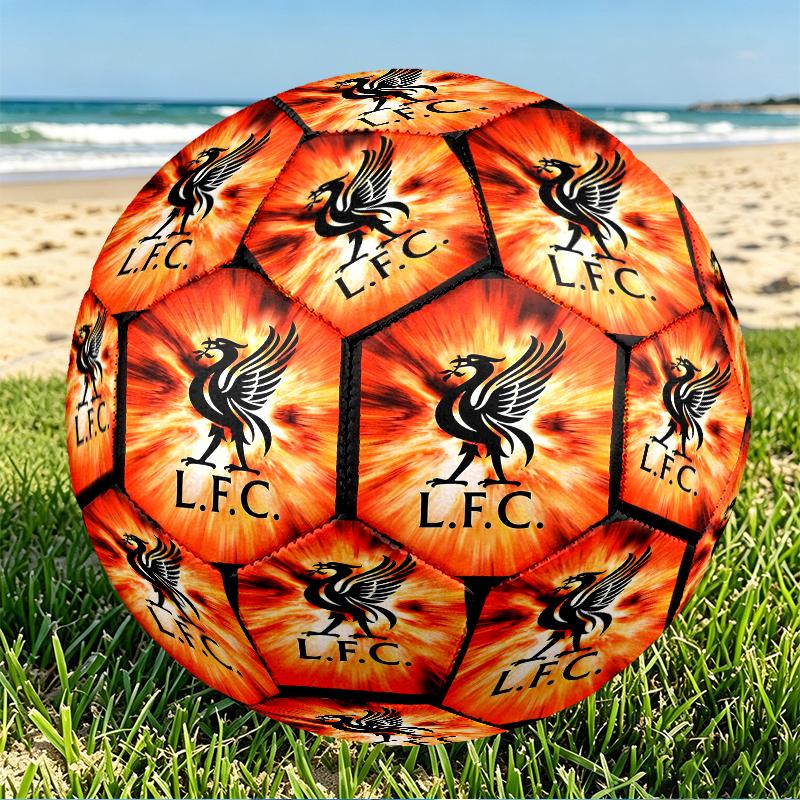 Football team.C Print Size 5 Soccer Ball, PU Wear Resistant Football for Match Training and Daily Practice, Birthday Gift for Soccer Fans