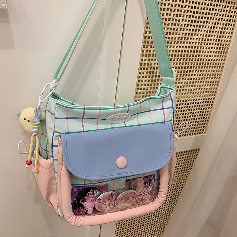 A New Large Capacity Japanese Style Printed Backpack for Girls  Junior High School and Senior High School Students  and A Backpack for Girls