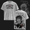 Jujutsu Kaisen Ryomen Sukuna Graphic Tshirt Men Women Clothing Short Sleeve Cotton T-shirts Vintage Washed Tee Harajuku T Shirt