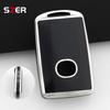 Pink Tpu Car Key Case Cover Shell For Mazda 3 Alexa Cx30 Cx-4 Cx5 Cx-5 Cx8 Cx-8 Cx-30 Cx9 Cx-9 Protector Keyless Fob Accessories