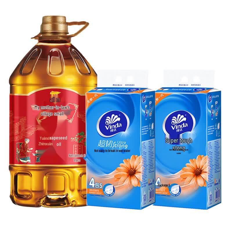 Vinda Tissues & Rapeseed Oil Combo Pack