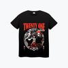 NOVÁ Pánská trička Twenty One Pilots Hiphop Street trička Americký potisk Kulatý výstřih Motocykl Volné Ležérní Unisex Top Tričko