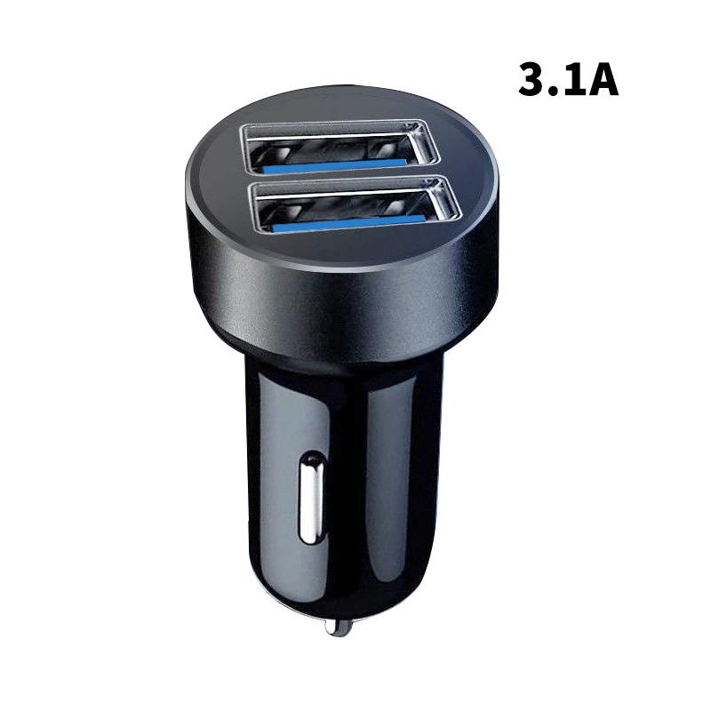 

Автомобильный прикуриватель, разветвитель, зарядное устройство, 2 USB QC 3.0, быстрая зарядка, 12 В, автоматический адаптер питания для зарядки iPhone Type C
