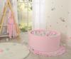 Minky dry pool H-40 cm with 200 balls - pink