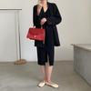 Damen Rote Brauthandtaschen 2024: Hochzeits-Modetaschen mit großer Kapazität