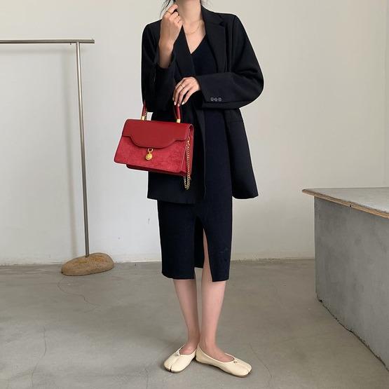 Damen Rote Brauthandtaschen 2024: Hochzeits-Modetaschen mit großer Kapazität
