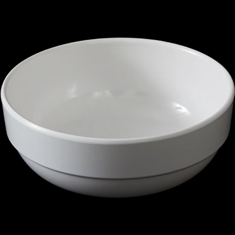 Bailaien Commercial Melamine Rice/Soup Bowls (10-Pack)