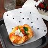 7/8/9 Inch Parchment Paper 50Pcs Square Perforated for Air Fryer Steamer Oven Frying Chicken Double-sided Air Fryer Accessories