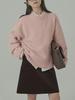 Nuonuo Women's Cozy Autumn/Winter Wool Knit Sweater - Round Neck, Versatile and Stylish