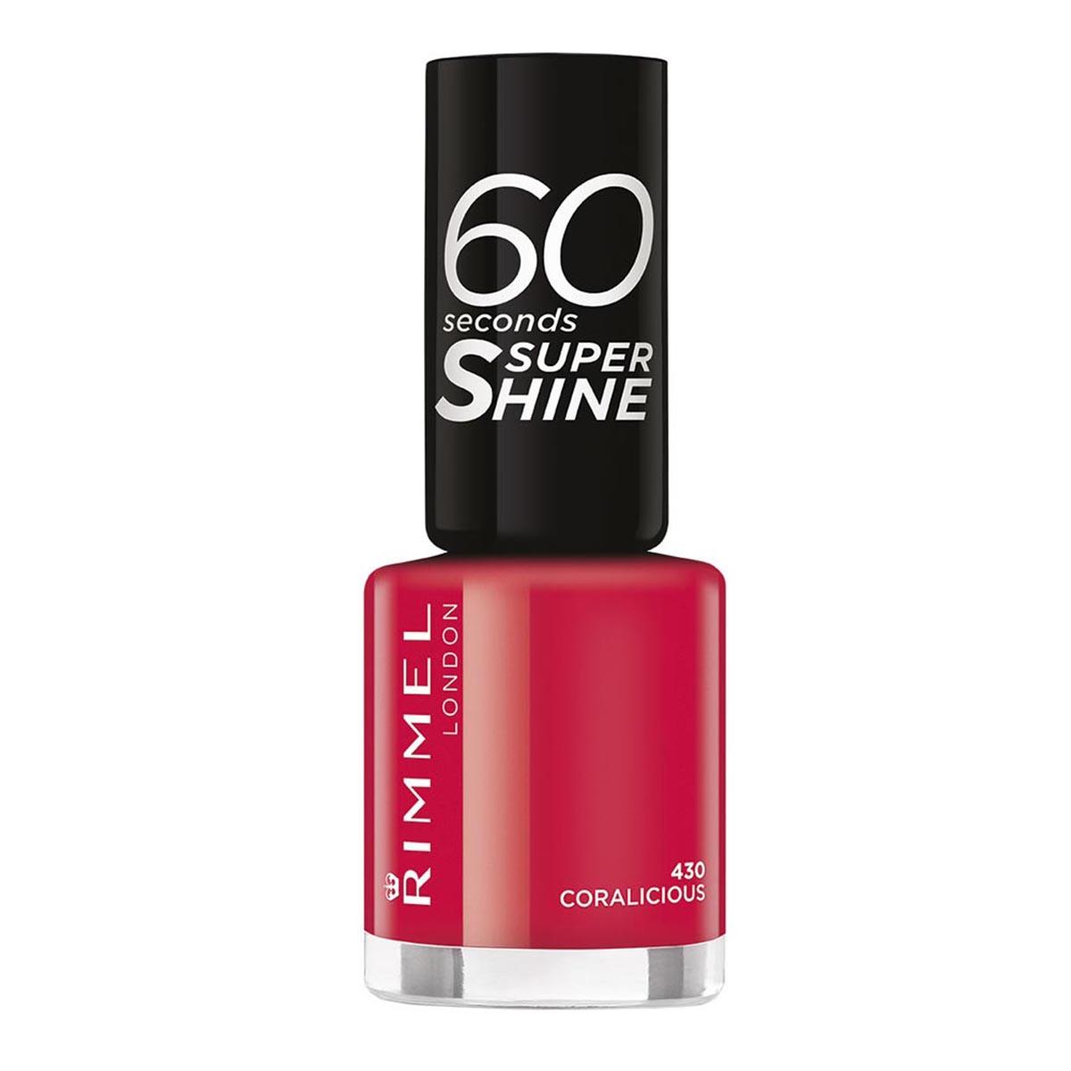 

Лак для ногтей Rimmel London 60 Seconds Super Shine 430 Coralicious
