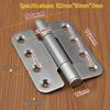 304 Stainless Steel Heavy Duty Industrial Flat Opening Thickened Mechanical Equipment Load-Bearing Hinge