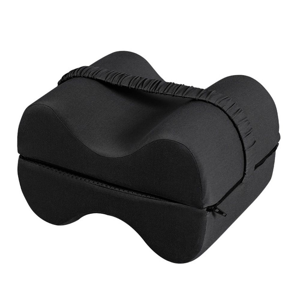 Verbessert Neu mit Beinkorrektur Memory-Schaum Kniekissen Einfarbig Faltbares Beinkissen Ausrichtungskissen Lindert Schmerzen im unteren Rücken