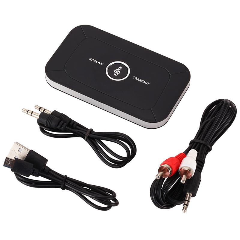 B6 Bluetooth Transmitter Receiver Wireless Audio Adapter For Pc Tv Headphone Car W 3.5Mm Aux Jack Rca Usb Music Receiver Sender