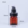 1Pcs Empty 30/50/70/100/120Ml Spray Bottle Press Lotion Brown Bottle Avoid Light Liquid Foundation Eye Cream Container Cosmetic