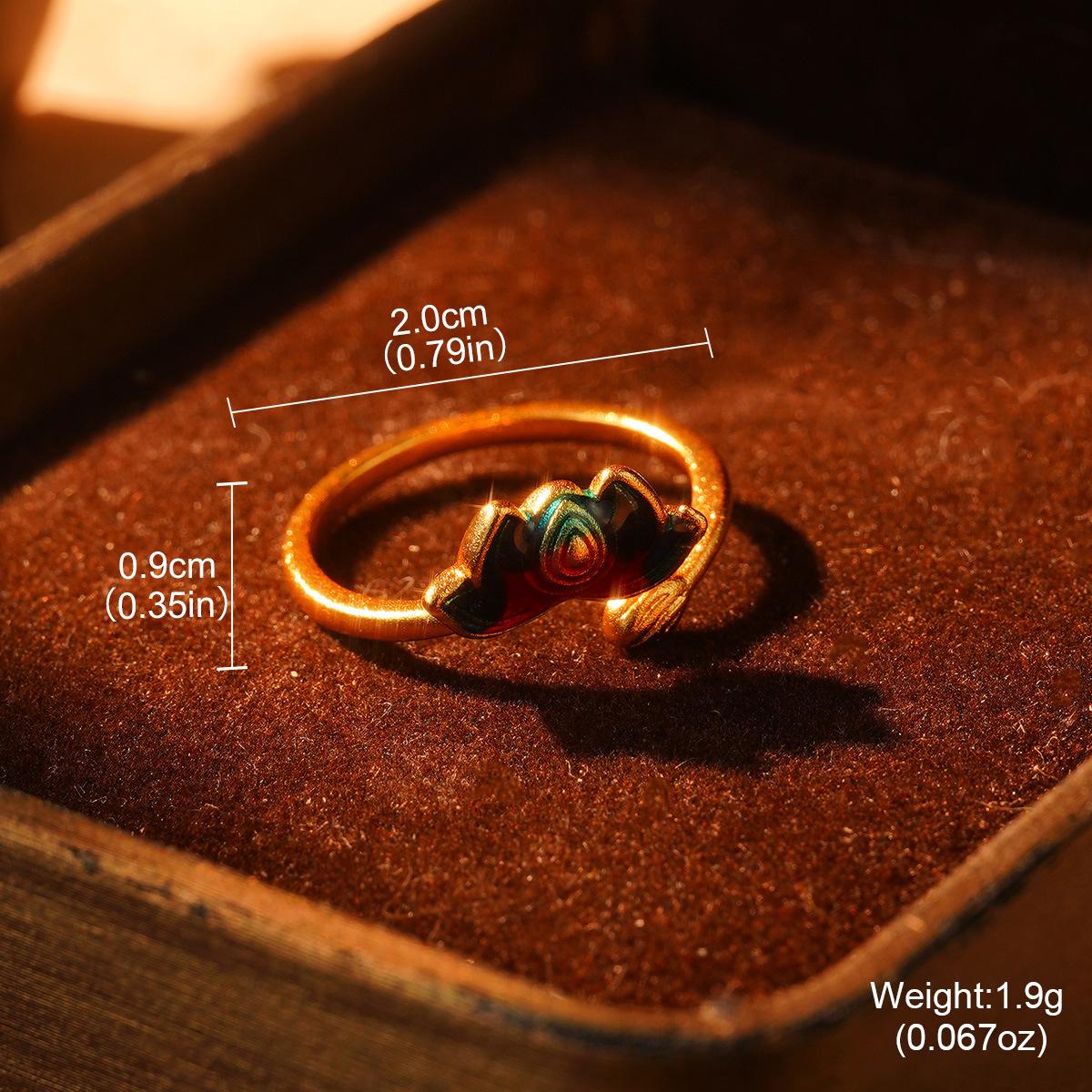 

Oil painting series rainbow enamel temperament three-dimensional stud earrings vintage contrasting color advanced sense medieval earrings women