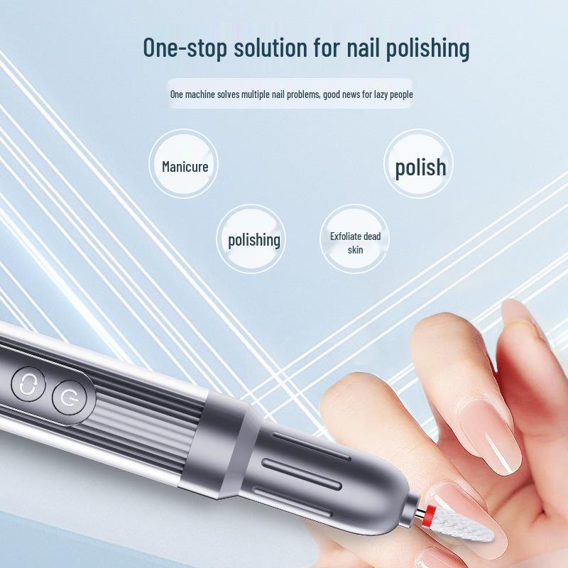 Portable 6-Speed Bidirectional Charging Nail Polisher and Grinder