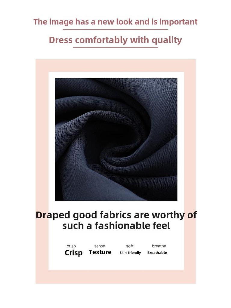 Damen Slim Fit French Drape Einfarbige Sommerbluse