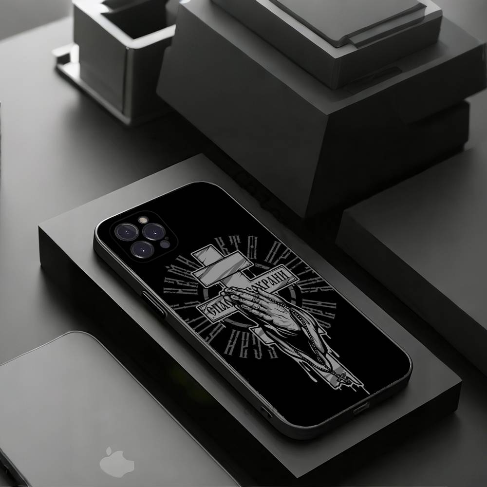 Orthodox Cross Icon Church ART Phone Case for iPhone 11Pro 13 12 11 Pro Max 16e 17 Air 16 15 14 Plus 11ProMax