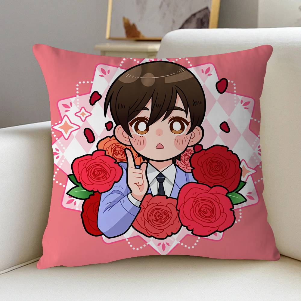 CUTE Anime Ouran High School Host Club Kawaii Pillowcase Toon Gift Cushion Cover Bedroom Home Sofa Chair Seat Decor Pillow Case