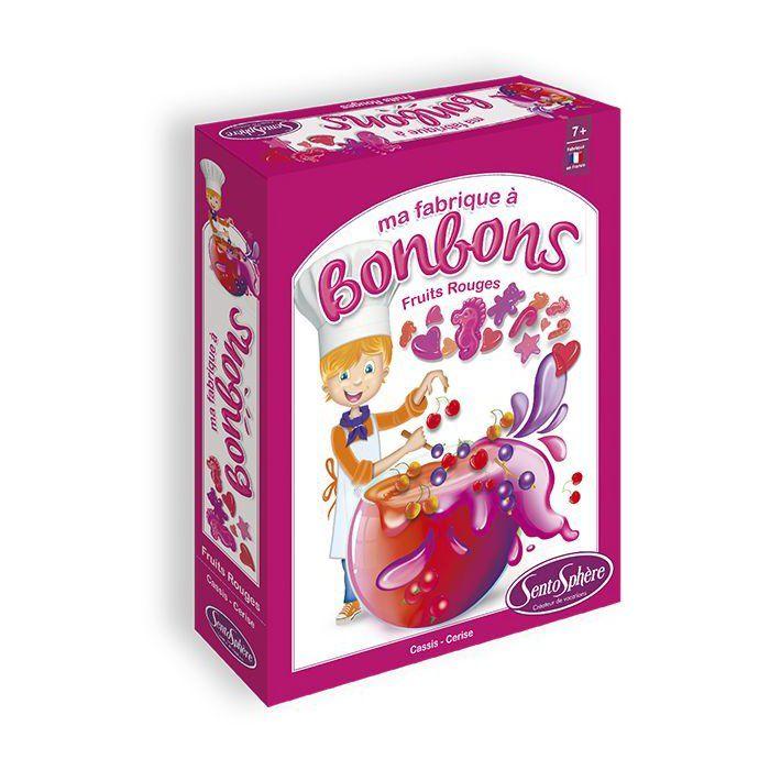Kit créatif alimentaire - SENTOSPHERE - Mini Fabrique a bonbons - Fruits rouges - Des 7 ans
