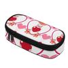 Pen Case High Capacity Easy Open Zipper Strong Polyester Fabric with Main Compartment Mesh Pocket and Pen Slots for Everyday Study