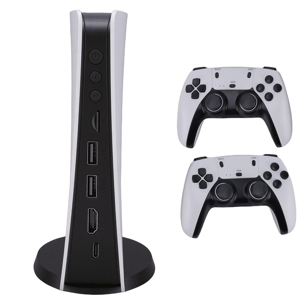 Gaming Console Plug and Play 4K HD Output Wireless Retro Game Console with Dual 2.4G Controllers 12 Emulators Multiple