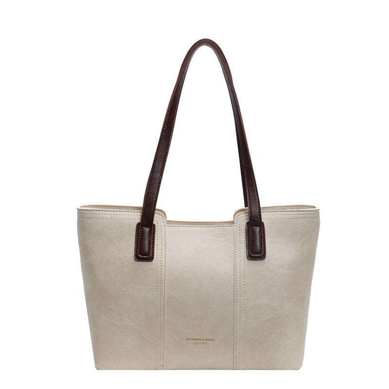 Bag Women's 2025 New Model, Popular This Year, Large-capacity Tote Bag, Casual and Versatile, College Student Class Bag, Commuter Bag