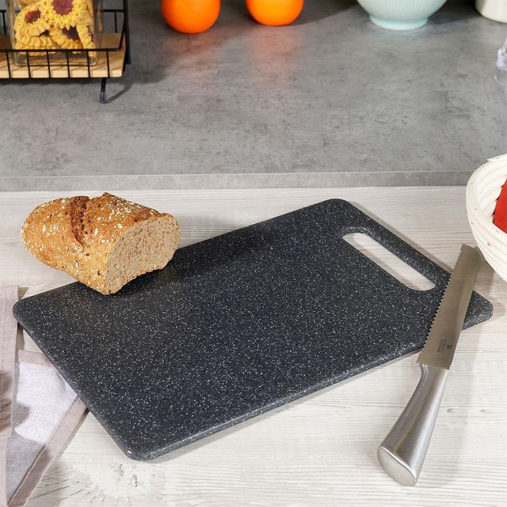 Deska Kuchenna do Krojenia Plastikowa Granitowa Uniwersalna 37x28 cm