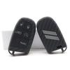 Fits For Dodge Key Fob Cover 5 Buttons Silicone Key Case Carbon Fiber Car Key Protector For Chrysler Grand Cherokee Dodge Ram