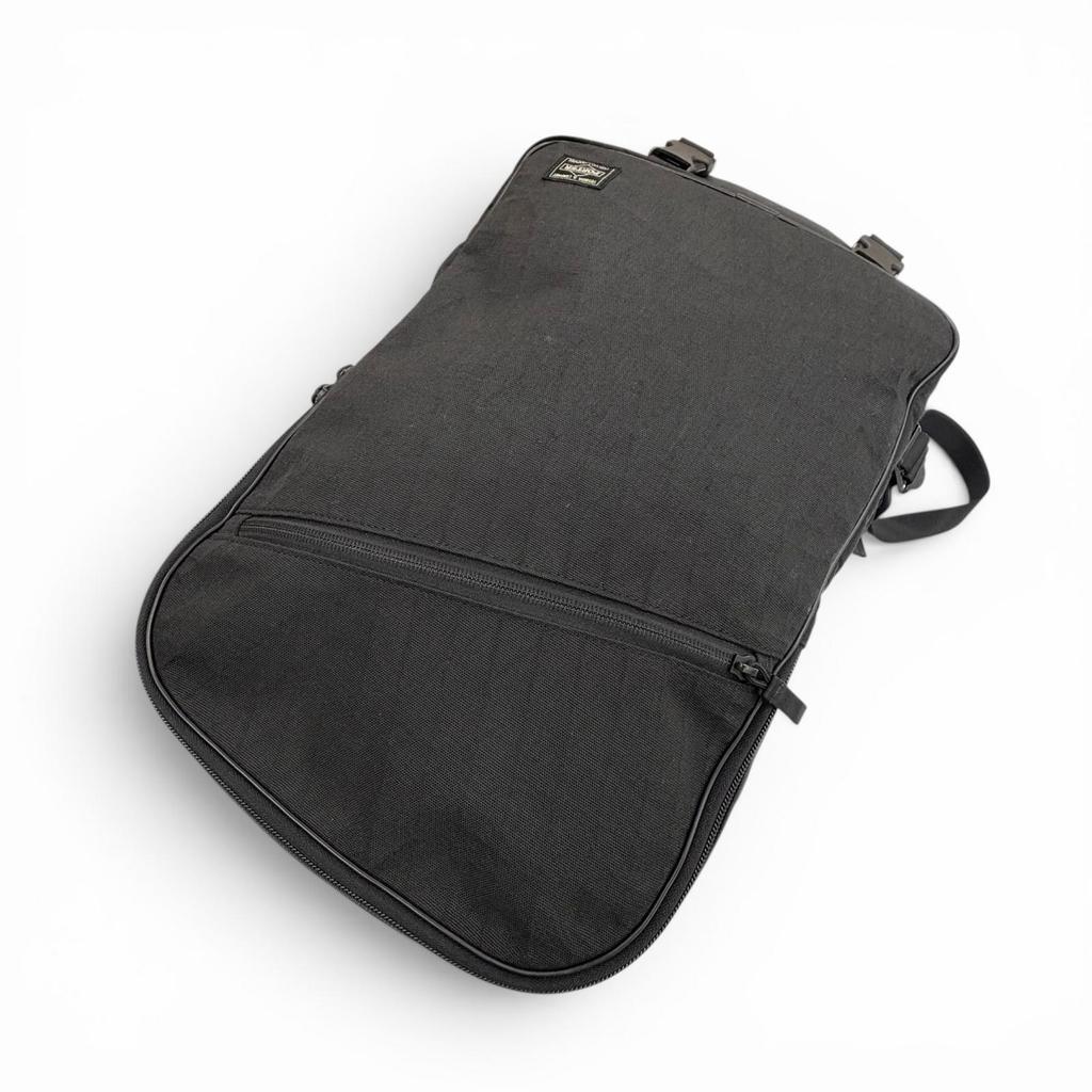 Great PORTER Backpack Daypack HYBRID DAYPACK Black Nylon Mens 737-17806 Used