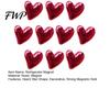 Kitchen Fridge Magnet 10Pcs Vintage Love Heart Refrigerator Star Shape Decorative Design Memo Notes Photo Holder for Home Office Decoration