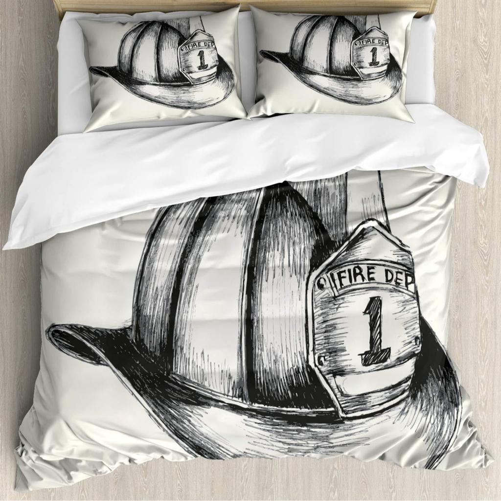 Female Pop Art Three-Piece Quilt Cover Digital Printing Bedding Set Bed Cover