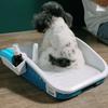 Excretion training sand box cat and dog tray, anti-splash dog toilet cat litter box easy to clean pet toilet bedpan