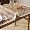 Tapis de Table Texture Rotin 40X60cm Imperméable Résistant à l'Huile Tapis de Table Antidérapant Protecteur de Bureau Pour Table de Salle à Manger Décoration de Maison