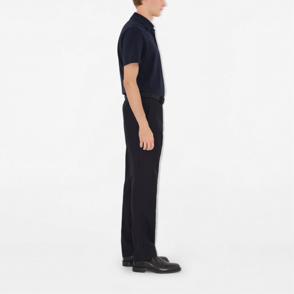 Burberry Logo Embroidered Regular Fit Polo Shirt 80998841