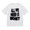 Aesthetic Streetwear Tee 2026 Summer Cotton Vintage Blurry Letter Printed Unisex Breathable Loose Casual Hip Hop Tops