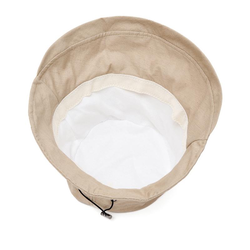 Sombrero de Pescador de Algodón y Lino para Mujer, Verano, Exterior, Protección Solar, Transpirable, Sombrilla, Sombrero de Pescador, Sombrero de Sol