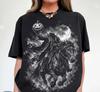 Vintage Halloween Headless Horseman Shirt, Retro Spooky Pumpkin Moon Graphic Tee