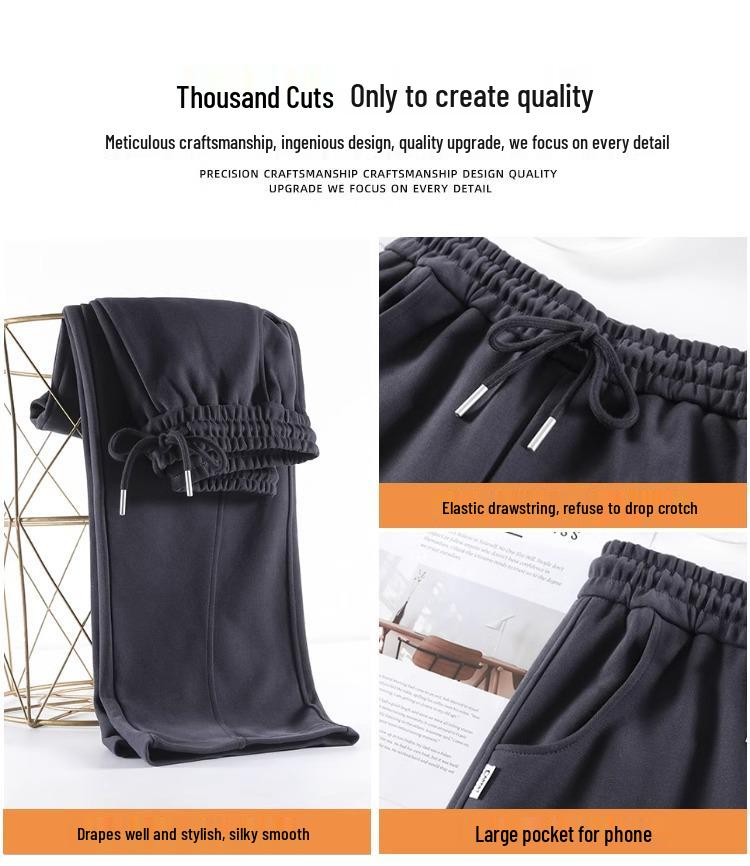 Plus Size Women's Loose Fit Banana Pants - Slimming Narrow & Wide Leg (Sizes up to 240 Jin)